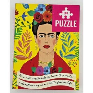 FRIDA KAHLO by Talking Tables 500 pc Jigsaw‎ Puzzle & Poster New and Unopened